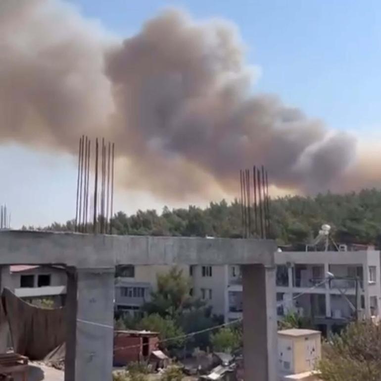 İzmir’de orman yangını kontrol altında