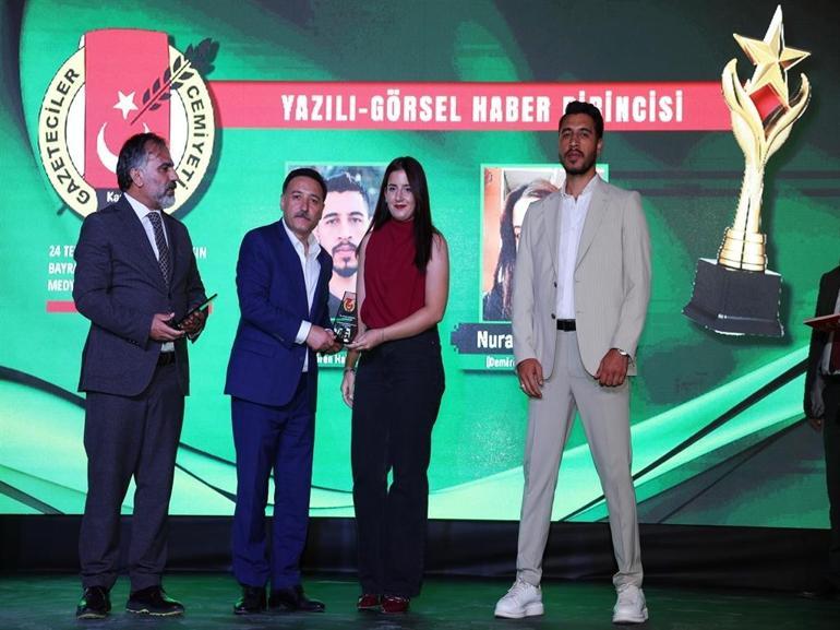 Kayseri Gazeteciler Cemiyeti’nden DHA’ya 3 ödül