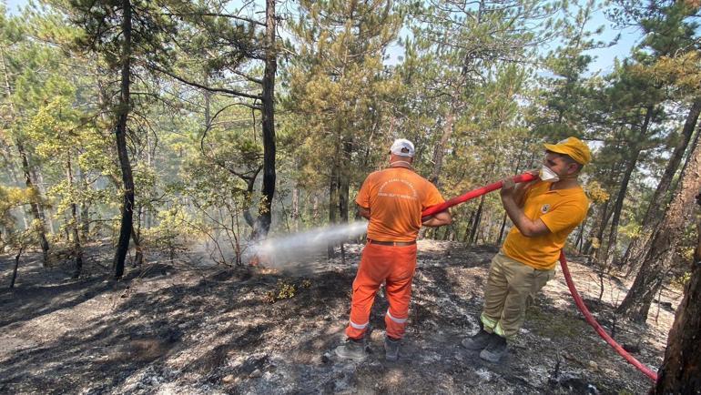 Karabükte orman yangınlarına müdahale sürüyor