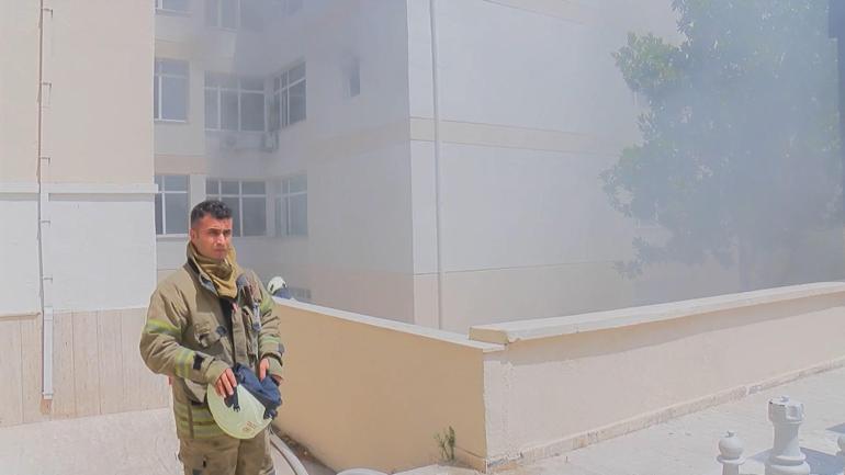 Nişantaşında okulda yangın; 15 öğrenci tahliye edildi,