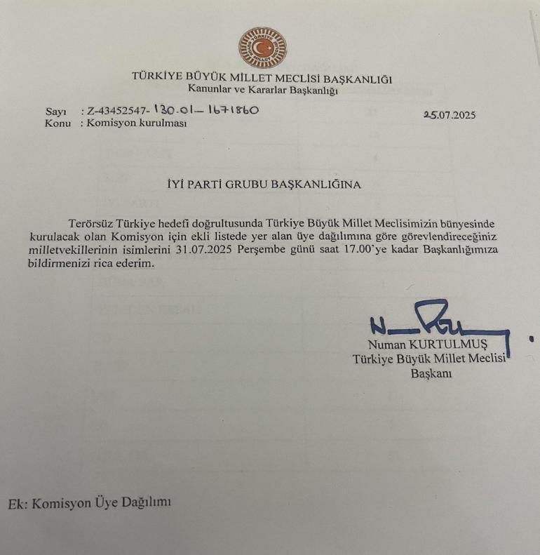 Dervişoğlu: İYİ Parti olarak komisyonda yer almayacağız