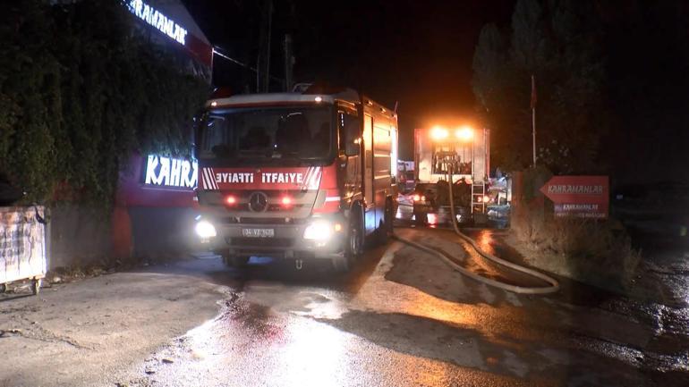 Başakşehirde, fabrikada çıkan yangın büyümeden söndürüldü