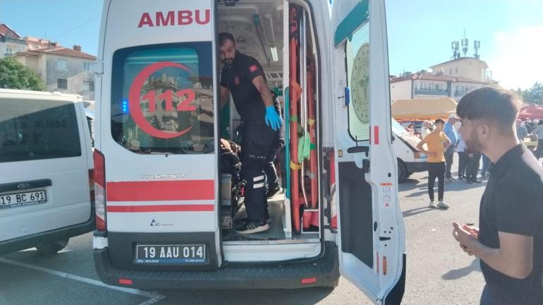 Çorum’da 2 kişi pazar yerine ateş açıp, kaçtı; 1’i ağır, 8 yaralı