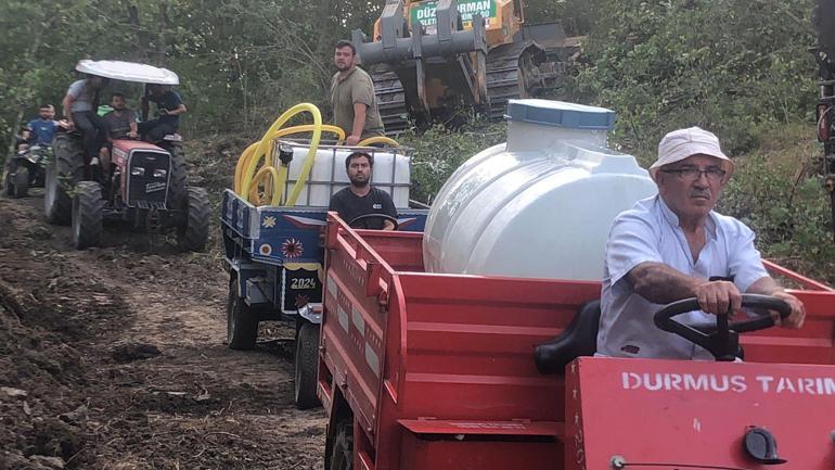 Sakaryadan Düzceye sıçrayan orman yangını söndürüldü