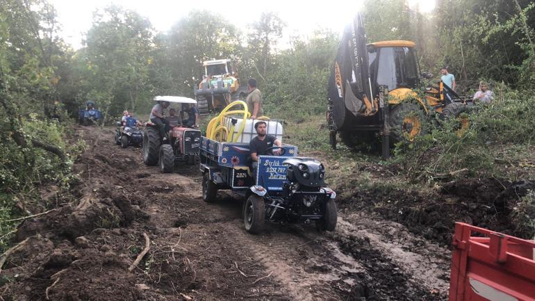 Sakaryadan Düzceye sıçrayan orman yangını söndürüldü