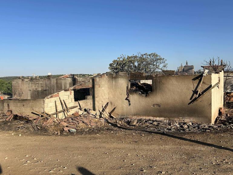 Uşakta meşelik alan ve ormanda çıkan 2 yangın kontrol altına alındı