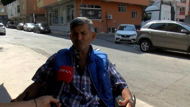 Pendikte tekerlekli sandalye ile kaldırımdan düştü; esnaf yardıma koştu