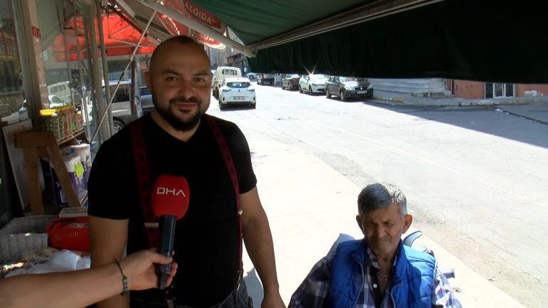 Pendikte tekerlekli sandalye ile kaldırımdan düştü; esnaf yardıma koştu