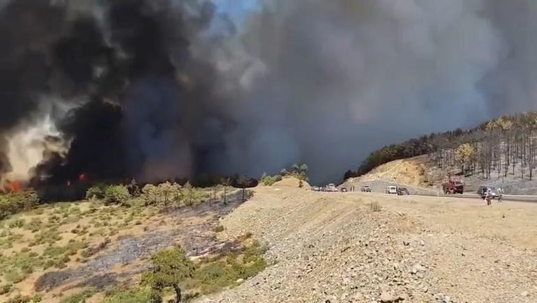 Bursa Orhaneli’de alevler yeniden canlandı