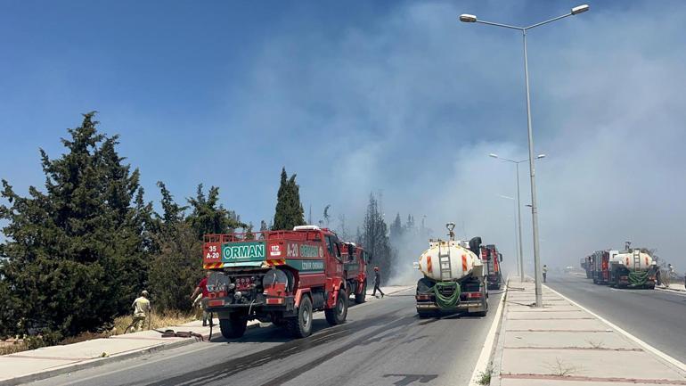 İzmirde orman yangını kontrol altına alındı
