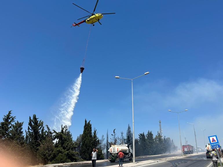 İzmirde orman yangını kontrol altına alındı
