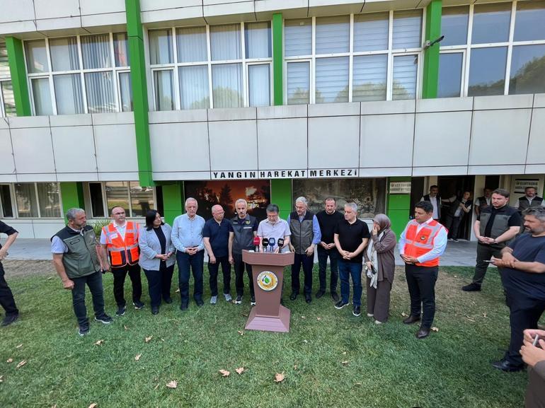 Bursa’daki yangın bölgesi dronla görüntülendi; 3 ölü