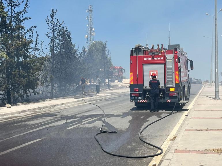 İzmirde orman yangını kontrol altına alındı