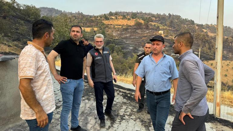 Kahramanmaraş’taki orman yangınında 2nci gün