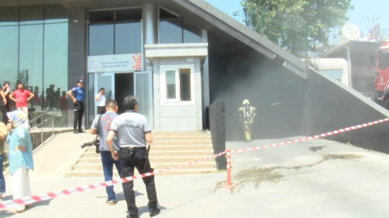 Şişli Tapu Müdürlüğü’nde yangın paniği