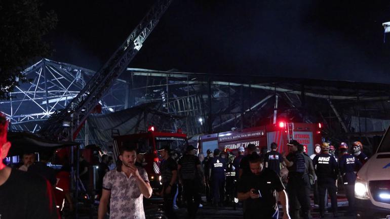 Çekmeköyde fabrikada çıkan yangın kontrol altına alındı