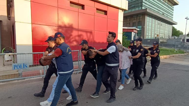 Gaziantepte kurşunlama olaylarına karışan 15 şüpheli adliyede