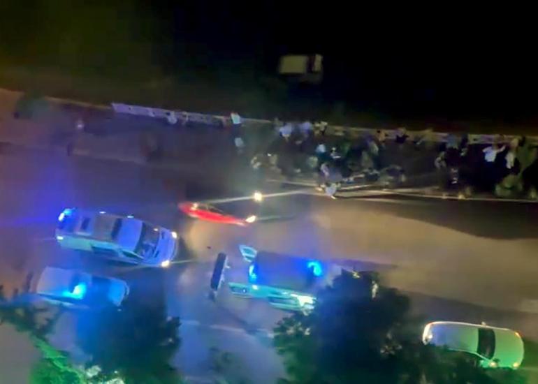 Otomobil sulama kanalına uçtu: 3 yaralı