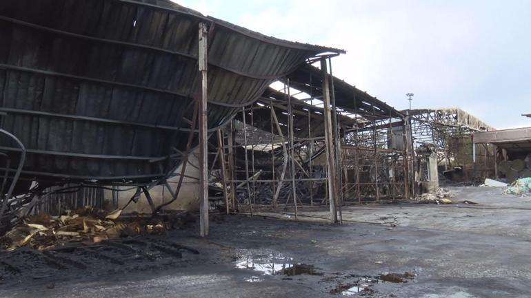 Çekmeköyde fabrikada çıkan yangın kontrol altına alındı