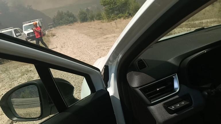 Bursa’da yanan ormanlar dronla görüntülendi; soğutma çalışmaları sürüyor