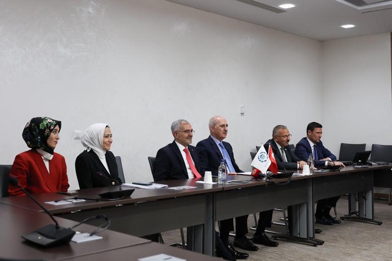 TBMM Başkanı Kurtulmuş, PAB Başkanı Ackson ve PAB Genel Sekreteri Chungong ile görüştü