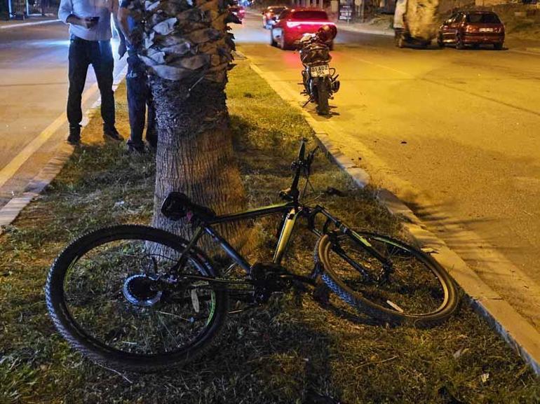 Adanada bisikletle çarpışan motosikletin sürücüsü öldü