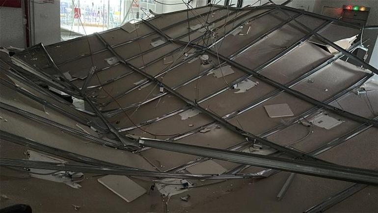 Kütahya’da lokalin asma tavanı çöktü; 1 yaralı