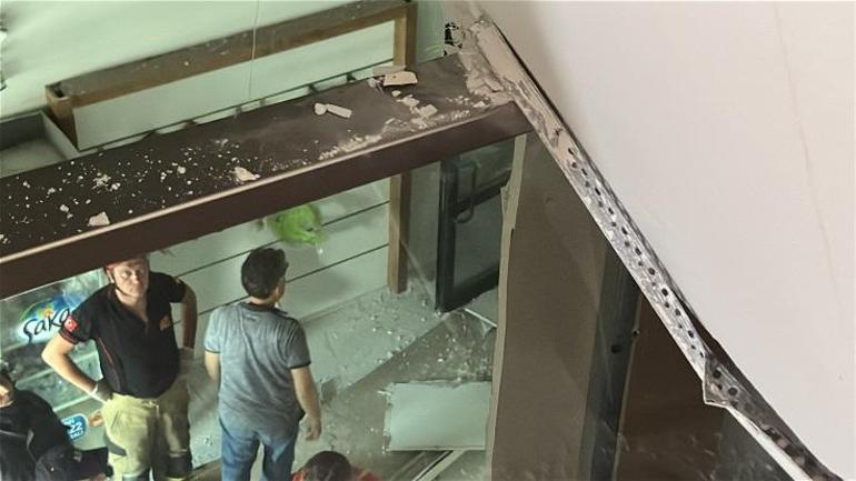 Kütahya’da lokalin asma tavanı çöktü; 1 yaralı