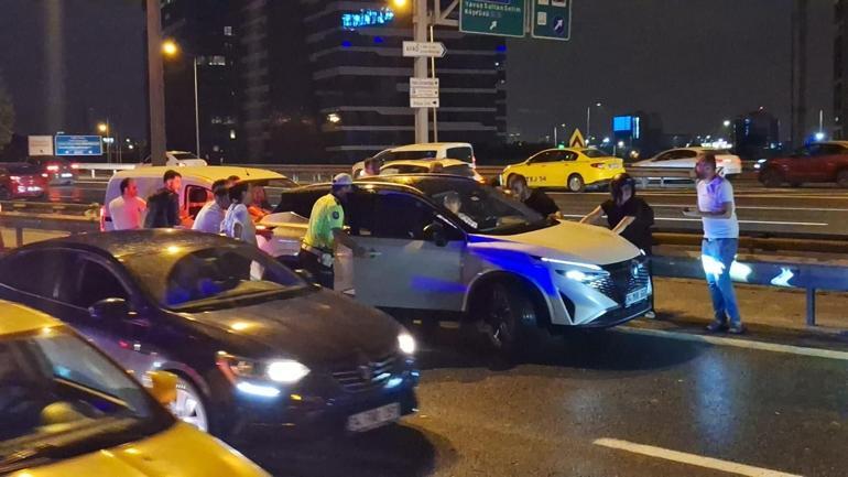 Eyüpsultanda 16 aracın karıştığı zincirleme kaza: 6 yaralı