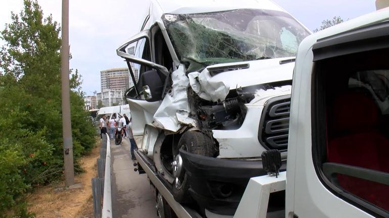 Kartalda zincirleme trafik kazası