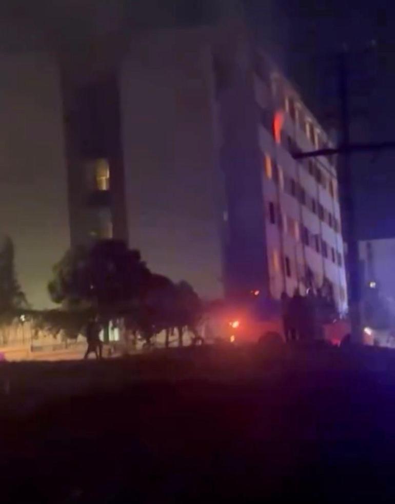 Bursada öğrenci yurdundaki yangın söndürüldü