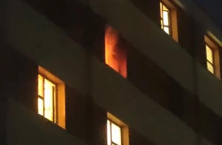 Bursada öğrenci yurdundaki yangın söndürüldü