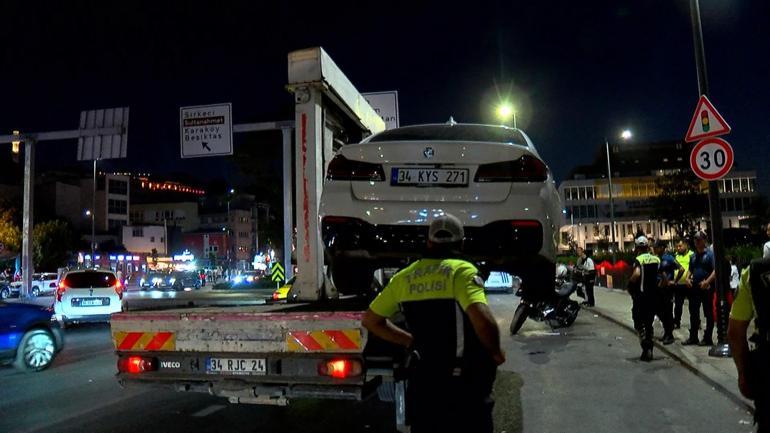 Eminönü’nde tartıştığı kişiyi silahla kovalayan şüpheliyi trafik polisleri etkisiz hale getirdi