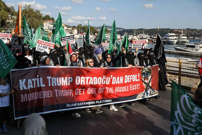 İstanbul’da Gazze’ye destek için ABD Konsolosluğuna yürüyüş düzenlendi