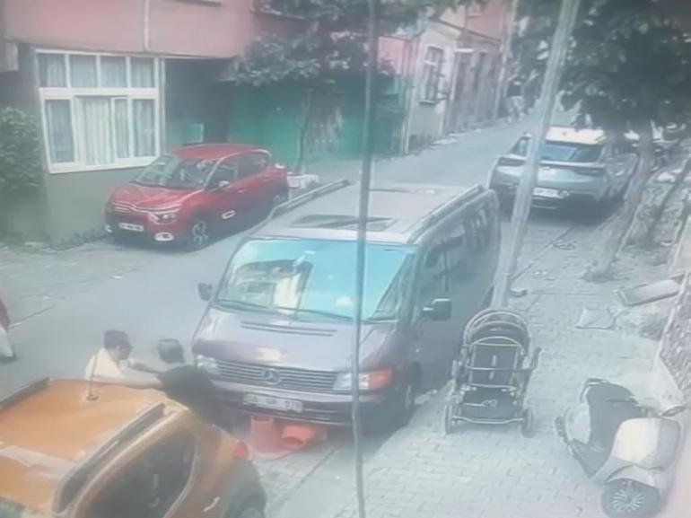 Kağıthanede freni arızalanan araç kaydı; kuzenler ölümden döndü: Büyük badire atlattık