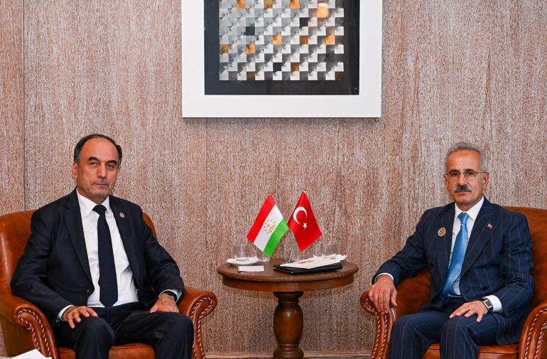 Bakan Uraloğlu, Tacikistan Ulaştırma Bakanı İbrohim ile görüştü