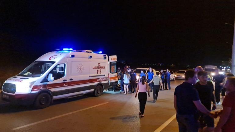 Osmaniyede otomobil şarampole devrildi: 1 ölü, 1 yaralı