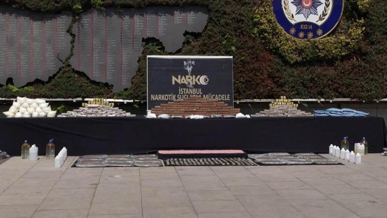 İstanbulda 9 ilçede operasyon: 336 kilogram uyuşturucu ele geçirildi; 20 kişi tutuklandı