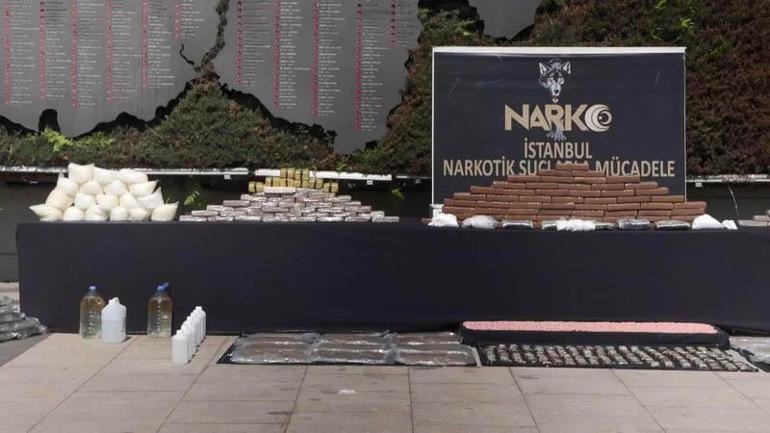 İstanbulda 9 ilçede operasyon: 336 kilogram uyuşturucu ele geçirildi; 20 kişi tutuklandı
