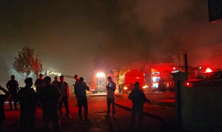 Çorum OSB’deki tekstil fabrikasında yangın kontrol altında