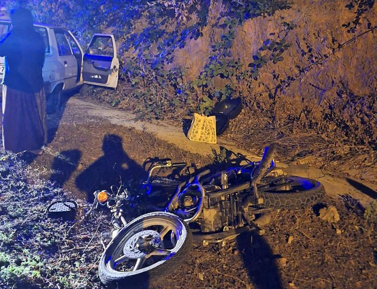 Sakaryada otomobil ile motosiklet çarpıştı: 1 ölü, 1 yaralı