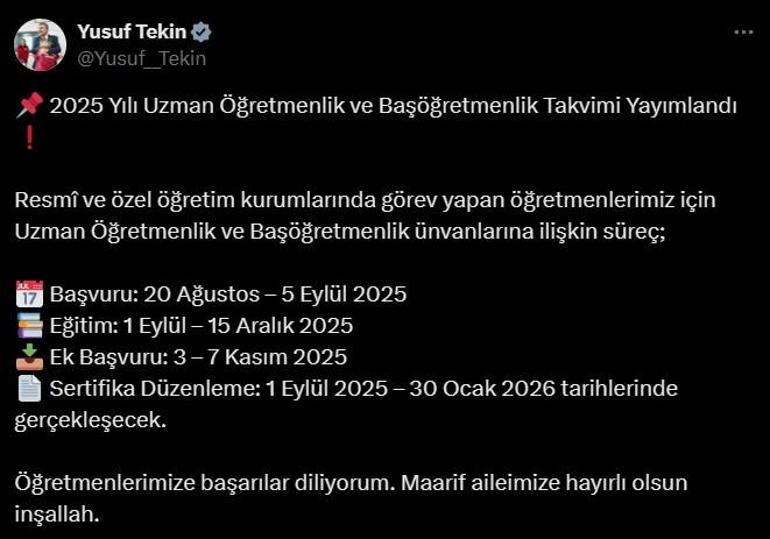 MEBden Öğretmenlik Mesleği Kariyer Basamakları Kılavuzu