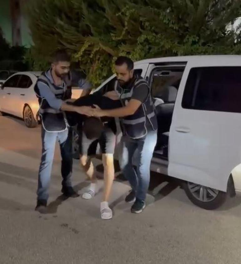 Motosiklet sürücüsüne saldırmaya kalkışan şüpheliye gözaltı