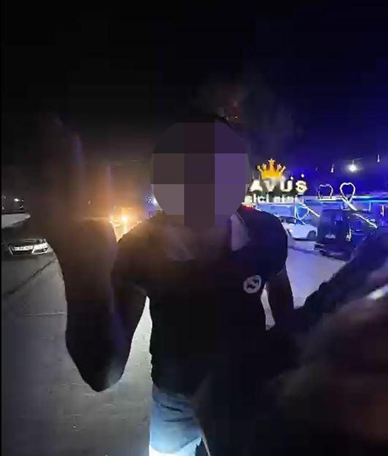 Motosiklet sürücüsüne saldırmaya kalkışan şüpheliye gözaltı