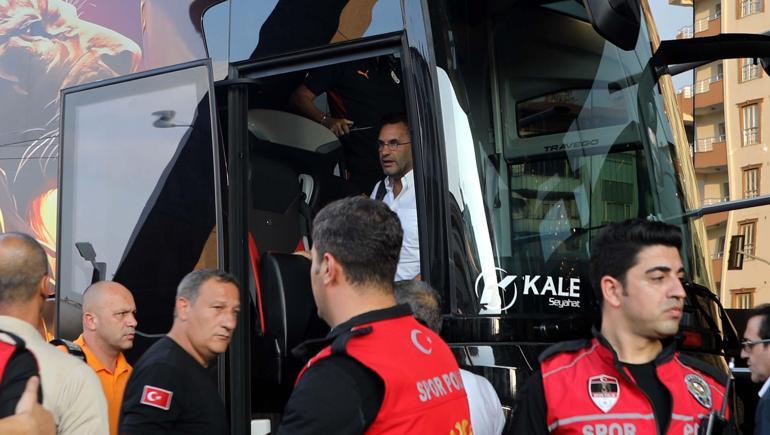 Galatasaray kafilesi Gaziantepte