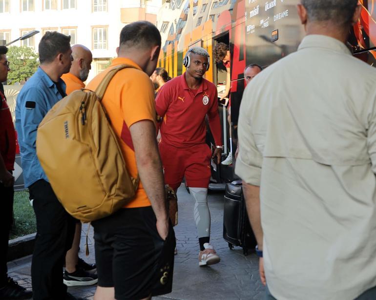 Galatasaray kafilesi Gaziantepte