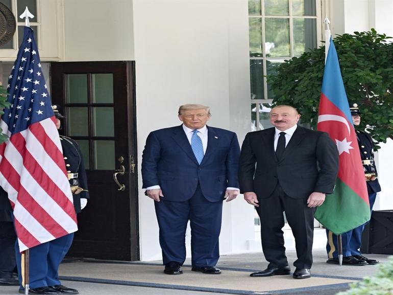 ABD Başkanı Trump, Azerbaycan Cumhurbaşkanı Aliyevi Beyaz Saray’da ağırlıyor