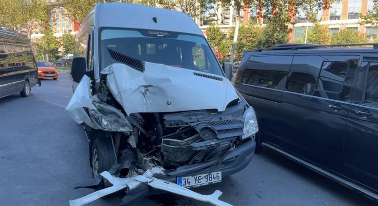 Beyoğlunda zincirleme kaza: 8 yaralı