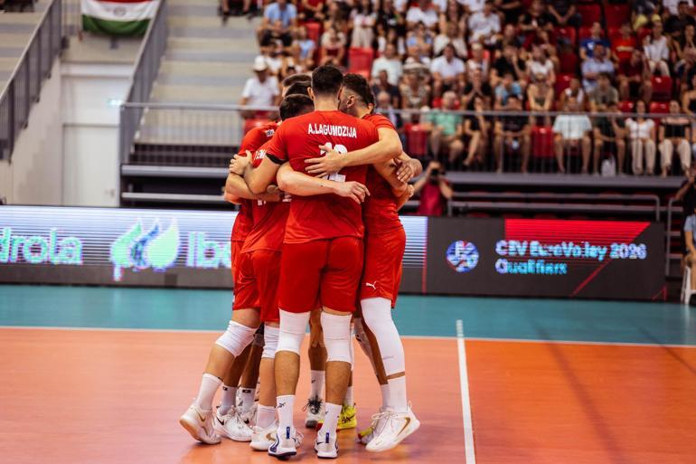 A Milli Erkek Voleybol Takımı, Macaristanı 3-0 mağlup etti