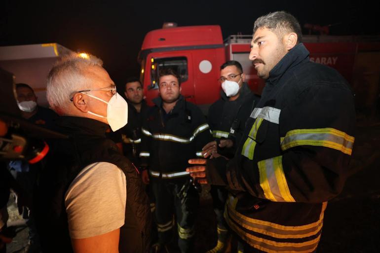 Aksaraydaki orman yangını kontrol altında